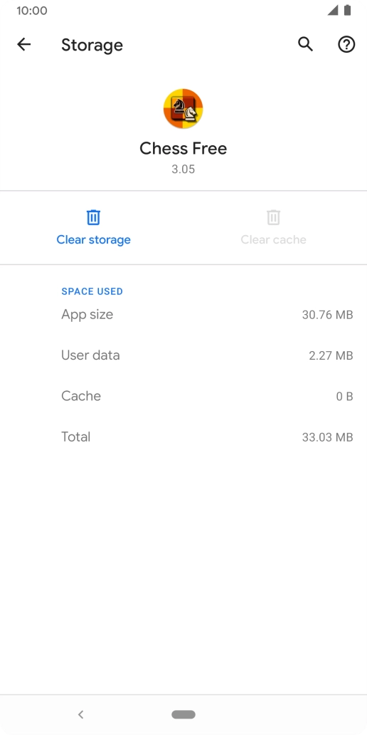 Press the Home key to return to the home screen.