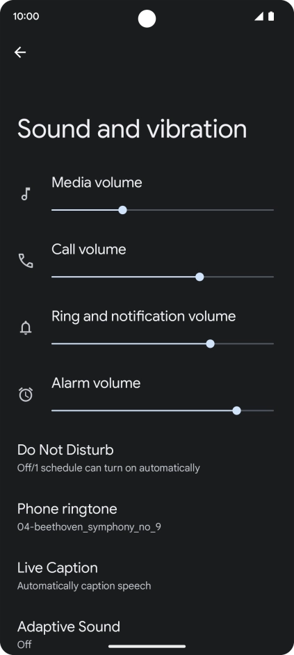 Slide your finger upwards starting from the bottom of the screen to return to the home screen.
