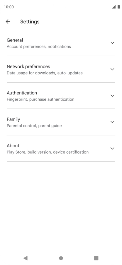 Press Network preferences.