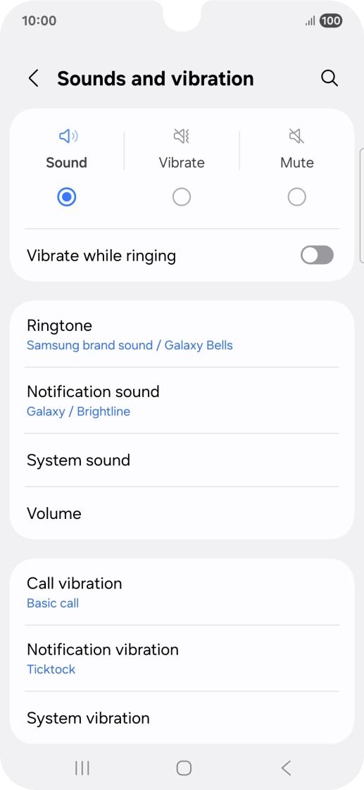 Press Ringtone.