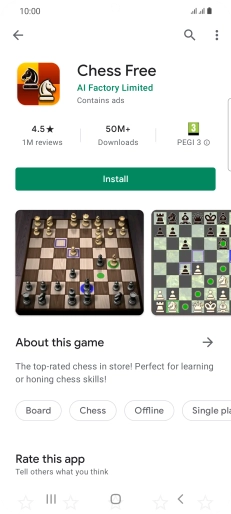 Press the Home key to return to the home screen.
