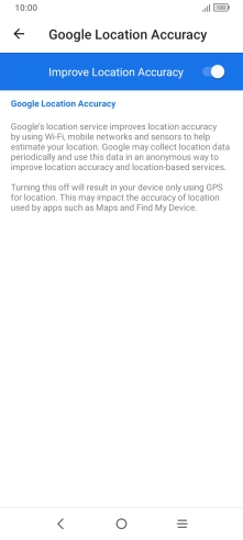 If you press the indicator next to 