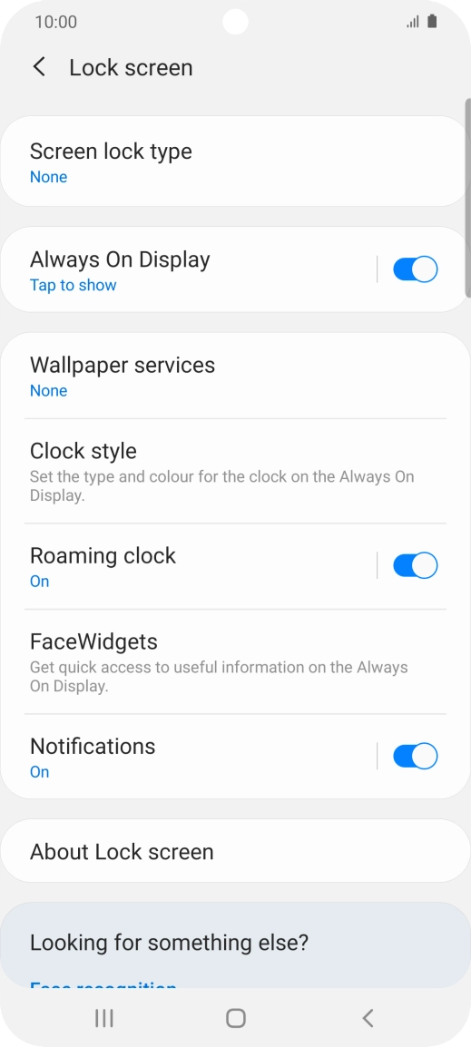 Press the Home key to return to the home screen.