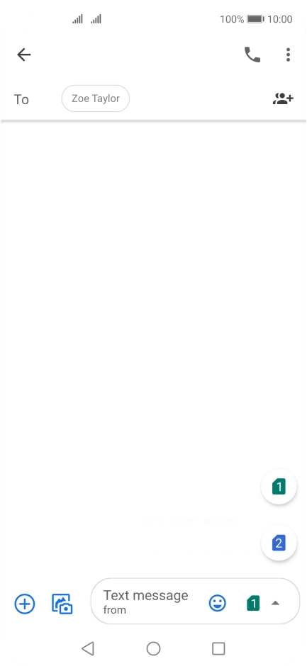 Press the required SIM.