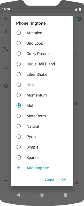 Press Add ringtone.