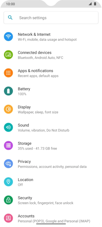 Press Apps & notifications.