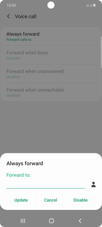 Press Disable.