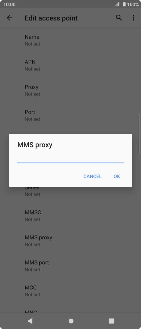 Key in 149.254.201.135 and press OK.