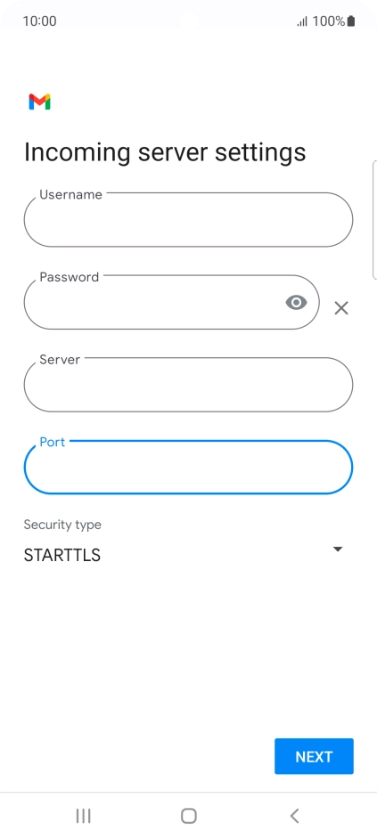 Press the drop down list below 