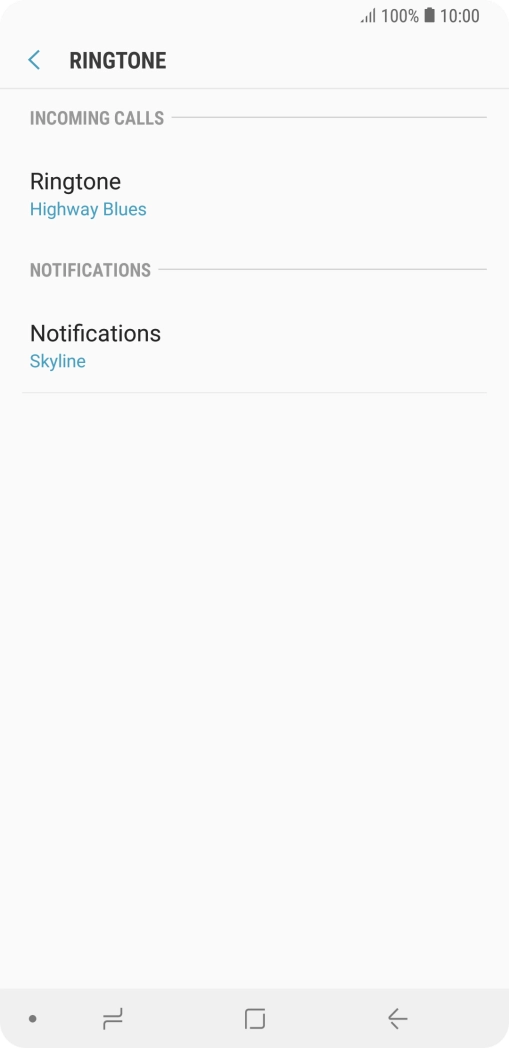 Press the Home key to return to the home screen.