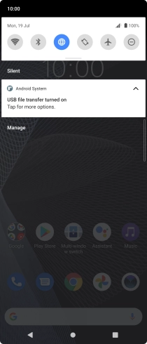 Press Tap for more options..