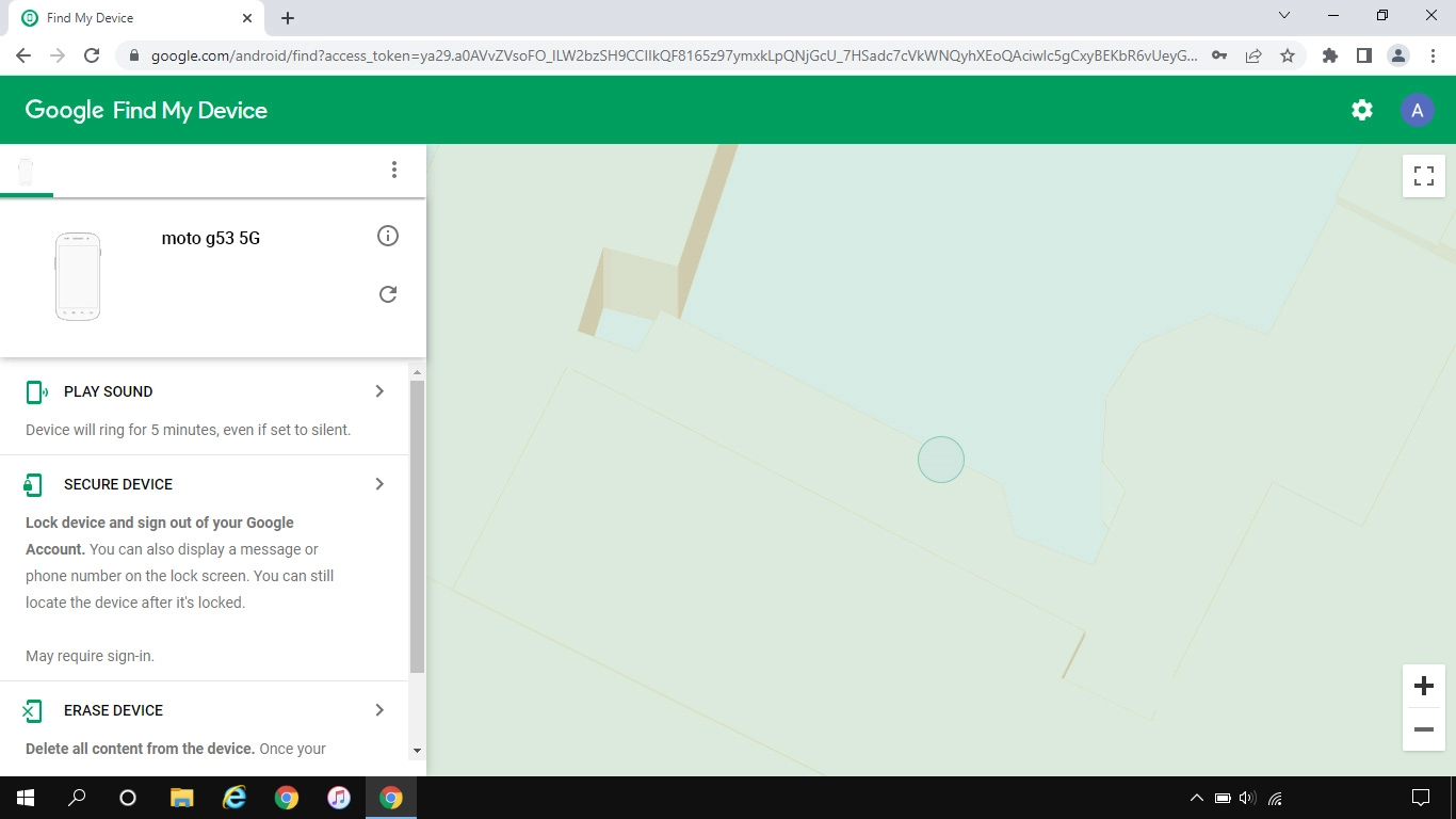 Click the required device.