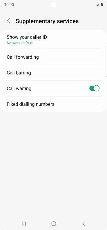 Press Fixed dialling numbers.