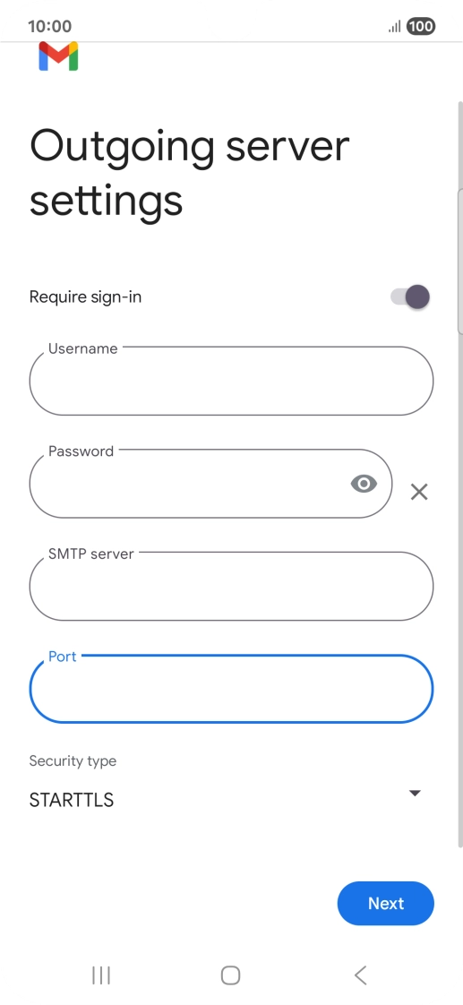 Press the drop down list below 