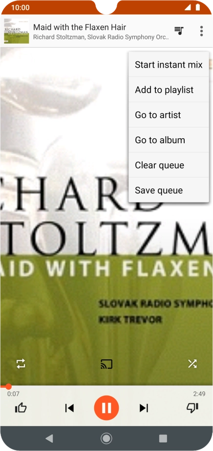 Press Add to playlist.