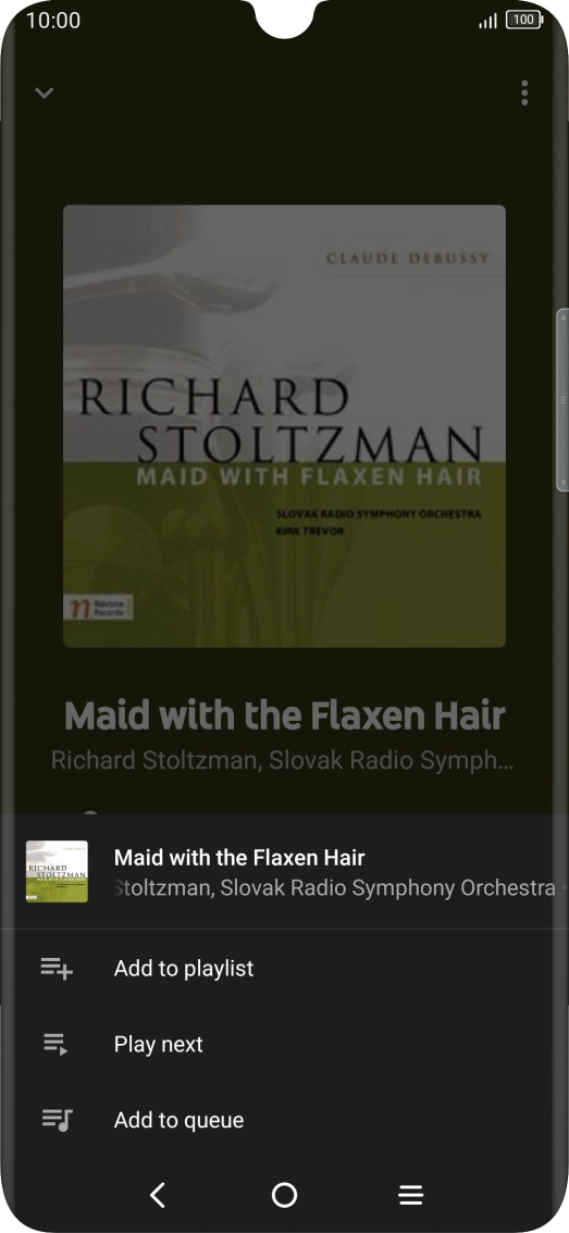 Press Add to playlist.