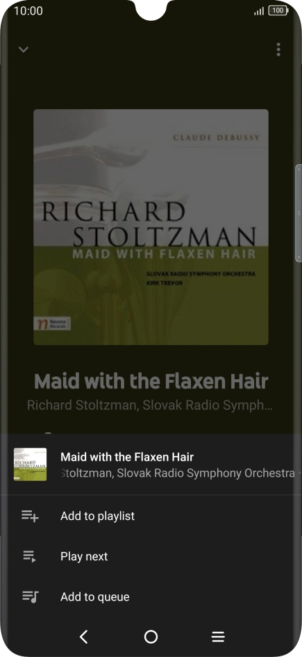 Press Add to playlist.