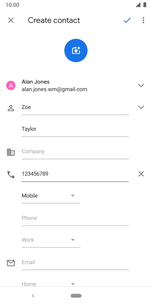 Press the save icon.