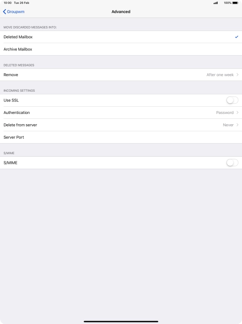 Press Authentication.