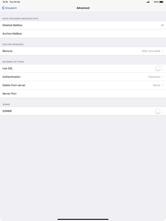 Press Authentication.
