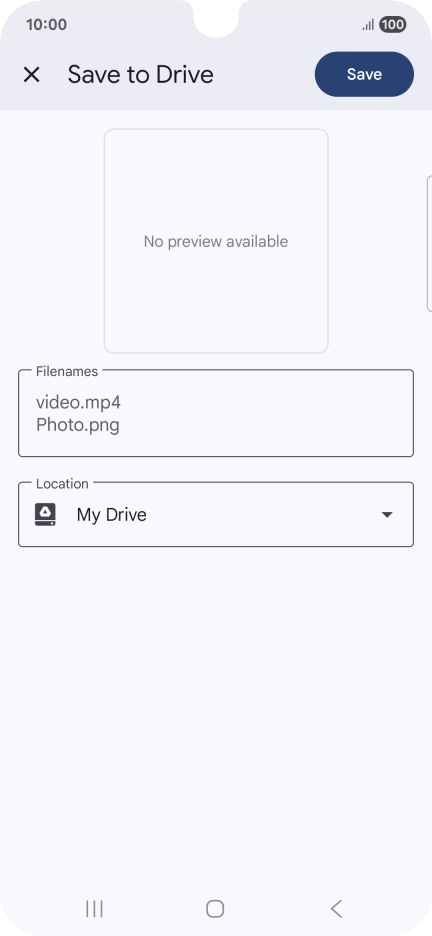 Press the field below 