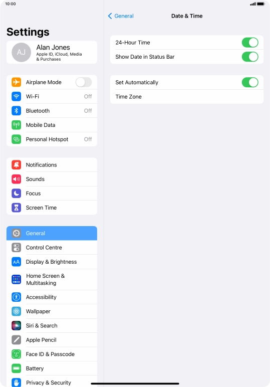 Slide your finger upwards starting from the bottom of the screen to return to the home screen.