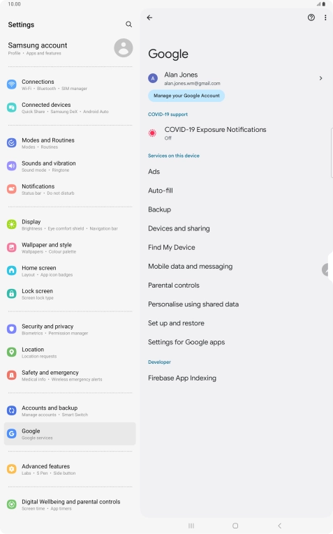 Press Find My Device.