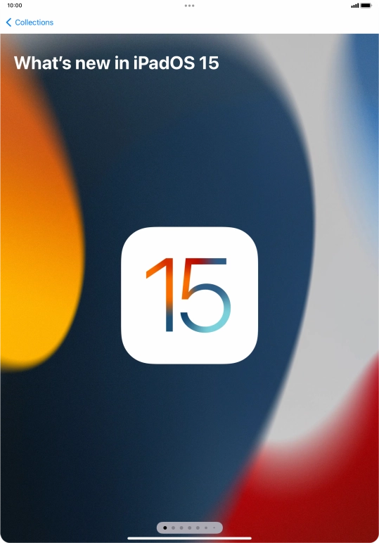 Slide your finger upwards starting from the bottom of the screen to return to the home screen.