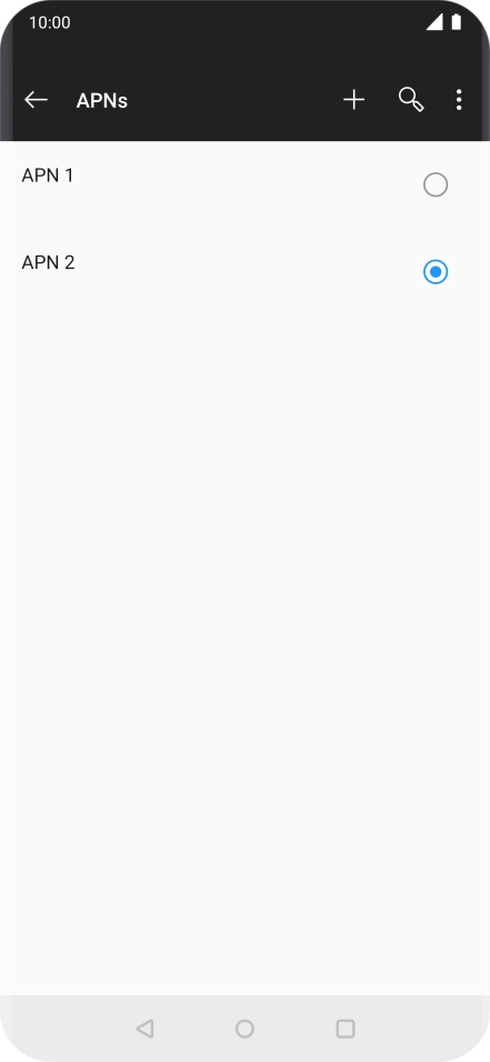Press the Home key to return to the home screen.