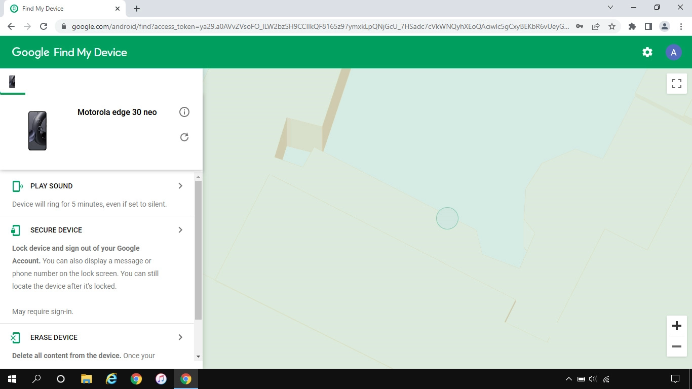 Click the required device.