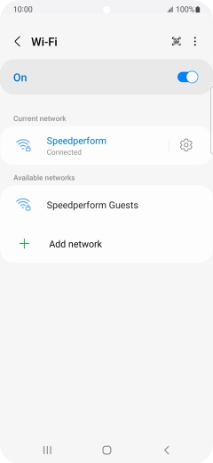 Press the Home key to return to the home screen.