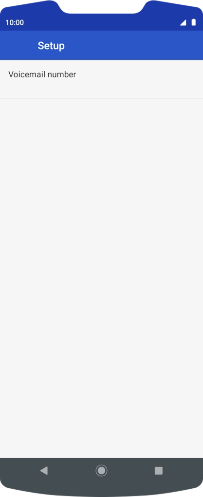 Press Voicemail number.