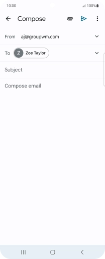 Press Subject and key in the required subject.