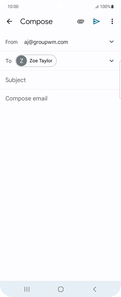 Press Subject and key in the required subject.