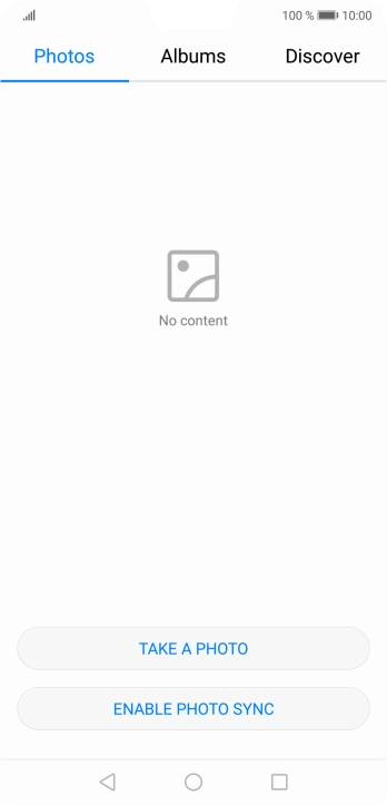 Press Albums and go to the required folder.