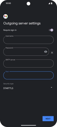 Press the drop down list below 
