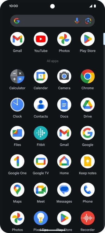 Press Play Store.
