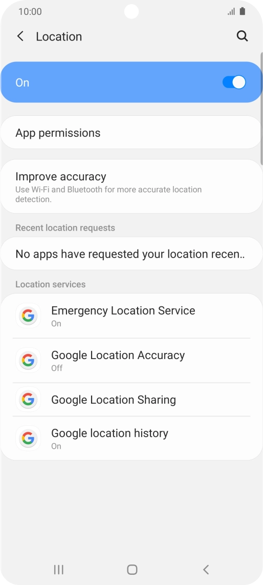 Press App permissions.