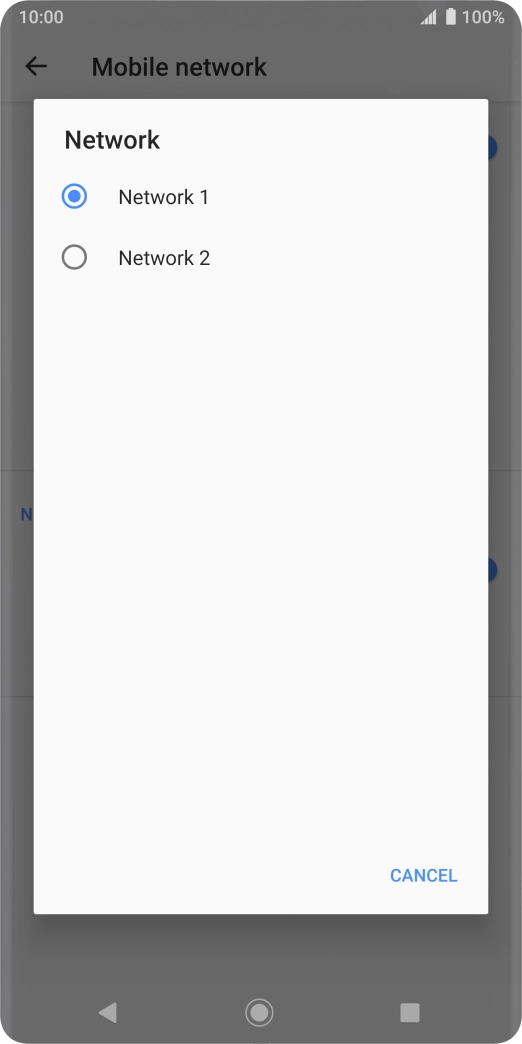 Press the Return key.