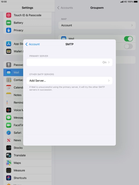 Press the field below 