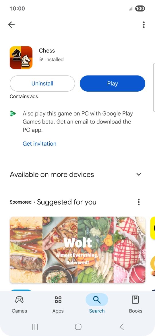 Press the Home key to return to the home screen.