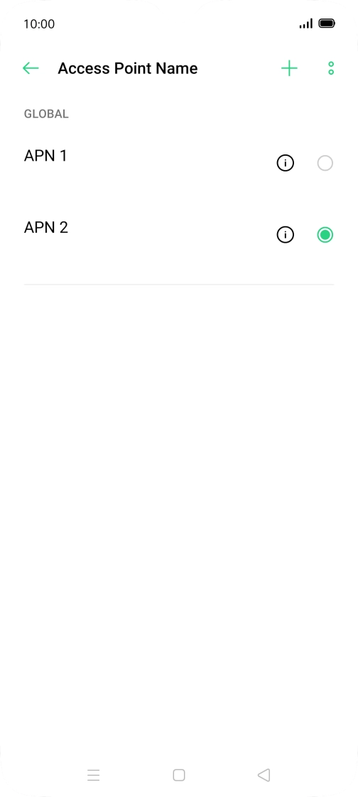 Press the Home key to return to the home screen.