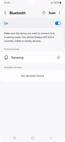 Press the Home key to return to the home screen.
