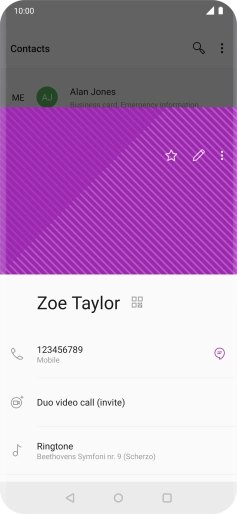 Press the Home key to return to the home screen.