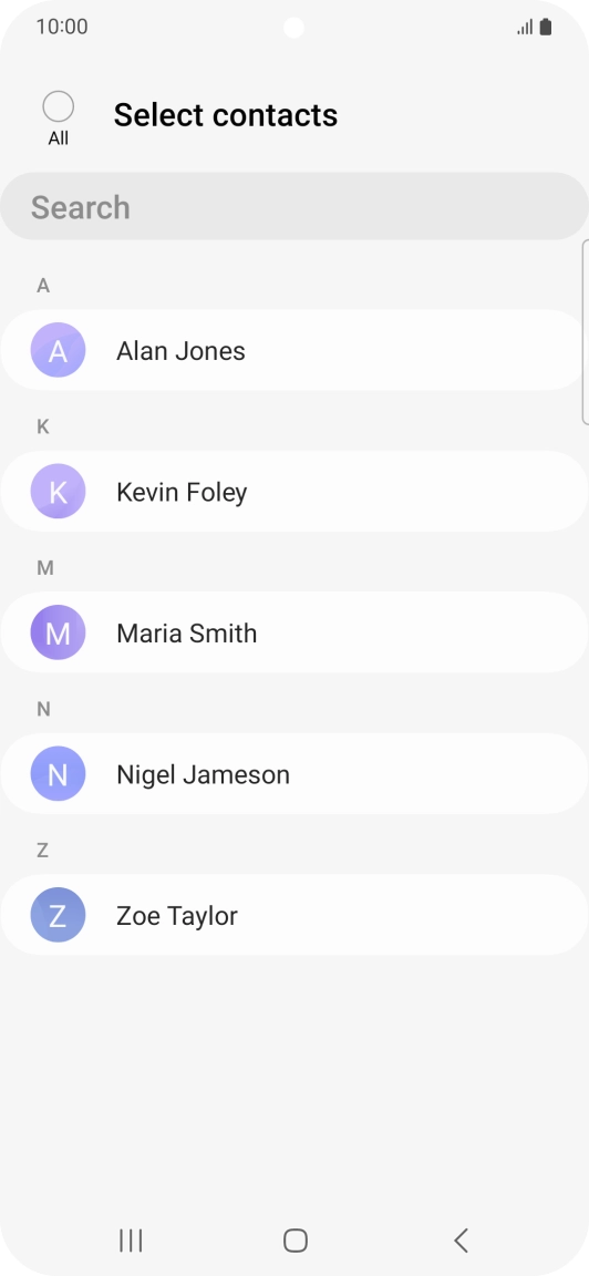 Press the field above 