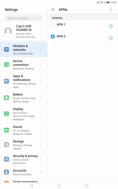 Press the Home key to return to the home screen.