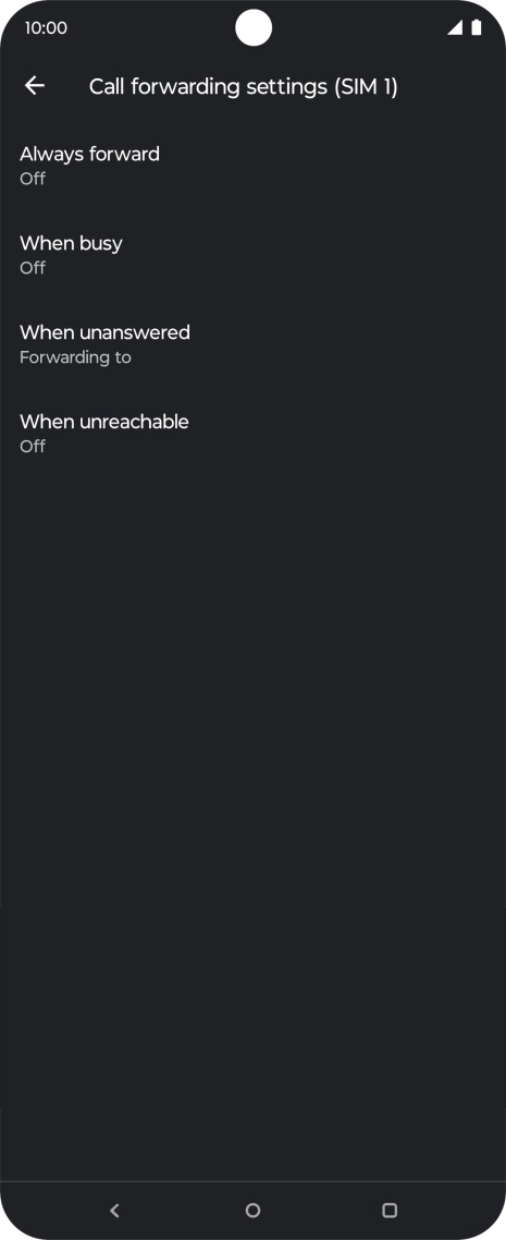 Press the Home key to return to the home screen.