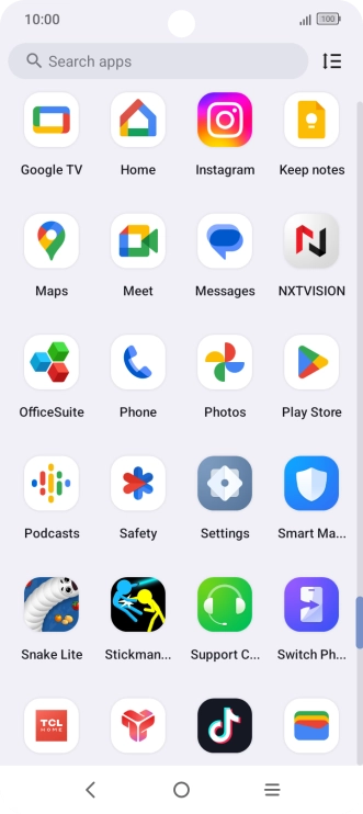 Press Play Store.