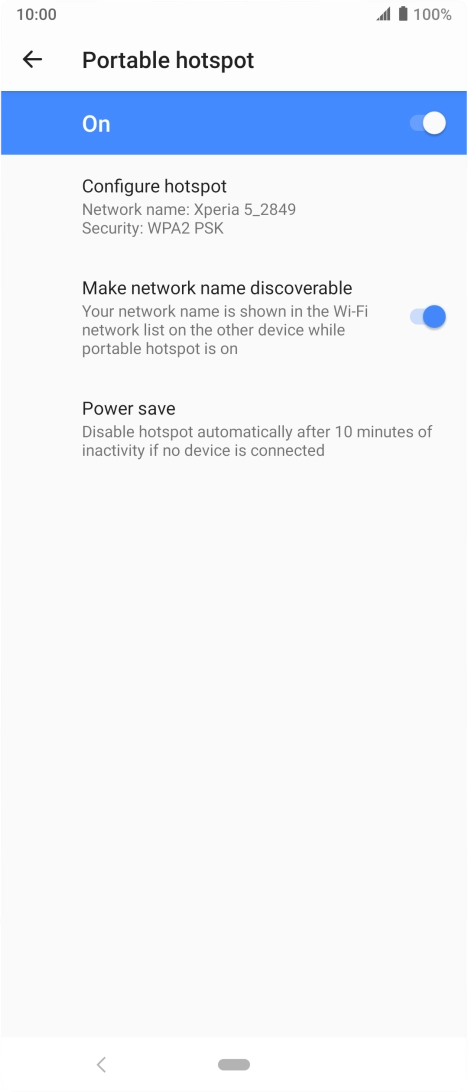 Press the Home key to return to the home screen.