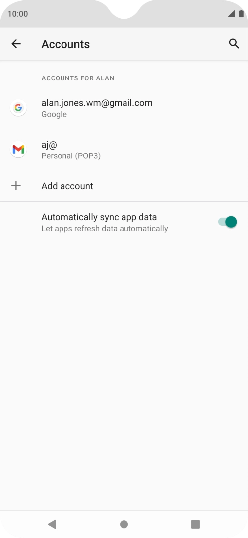 Press the Home key to return to the home screen.